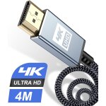 Eryi - cble hdmi 4k 4m cble hdmi 2. 0 haute vitesse 18gbps cble hdmi 2. 0 en nylon tress prise en ...