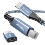 Eryi - cble d'imprimante de 1 m pour macbook pro usb c midi yamaha casio, piano numrique, etc