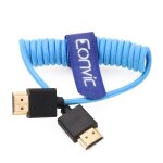 Eryi - cble spiral hdmi 2. 1 8k vers hdmi haute vitesse fin hdmi mle vers mle rallonge tress pour ...