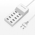 Eryi - chargeur usb multiple, station de charge rapide usb 10 ports, adaptateur de chargeur multi - ports, ...