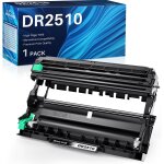 Eryi - dr2510 tambour compatible pour brother dr 2510 (capacit jusqu'a 15 000 pages) pour dcp - l2627dw ...