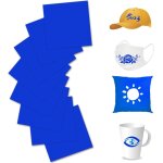 Eryi - infusible lot de 8 feuilles d'encre a transfert infusible bleu papier de transfert insoluble feuille ... Eryi - infusible lot de 8 feuilles d'encre a transfert infusible bleu papier de transfert insoluble feuille ...