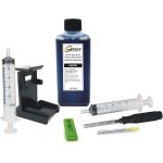 Eryi - kit de recharge compatible pour cartouches d'encre canon 540 540 xl noir avec clip et accessoires ...