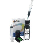Eryi - kit de recharge compatible pour cartouches d'encre hp 304, 304 xl noir, avec clips et accessoires ...