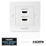 Eryi - pi100 prise hdmi high speed pureinstall avec canal ethernet prise hdmi a vers hdmi a longueur ...