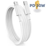 Eskal - cble de chargeur rapide pd 30w type c vers lightning, pour apple iphone 14 13 12 11 pro max ...