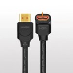 Eskal - samzhe - cble hdmi a angle rsistant 90 / 270, 4k / 60hz, compatible hdmi, 2. 0, vido, audio, ...