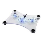 Esperanza ea107 levanter - ventilateur d'ordinateur portable - 60 mm - transparent