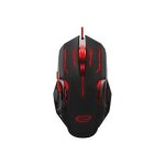 Esperanza mx403 apache souris pour droitiers 6 boutons filaire usb rouge Esperanza mx403 apache souris pour droitiers 6 boutons filaire usb rouge