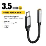 Essager - adaptateur audio pour tlphone, cble usb de type c  3. 5, otg, pour iphone, xiaomi, oneplus, ...