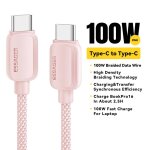 Essager usb c a type c câble 5a pd 100w chargeur de charge rapide cordon de données pour macbook pro ... Essager usb c a type c câble 5a pd 100w chargeur de charge rapide cordon de données pour macbook pro ...