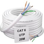Ethernet cable 20 m, rj45 cat 6 high speed ethernet cable internet cable, gigabit network cable long ...