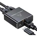 Ethernet rj45 1  2 1000 mbps adaptateur rpartiteur, 2 ports pour une utilisation simultane, grande ...