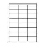 Etiquettes 70 x 36 mm a4 blanc mat 24 etiquettes 140g / m2 lot de 25 pièces jet d Etiquettes 70 x 36 mm a4 blanc mat 24 etiquettes 140g / m2 lot de 25 pièces jet d