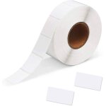 Etiquettes autocollantes 6 x 3 cm blanches - 1 000 tiquettes mnagres vierges pour organiser les sacs ...