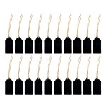 Etiquettes cadeaux en bois à faire soi - même ¿ bois noir durable, 8 x 4 cm, lot de 20, personnalisables ... Etiquettes cadeaux en bois à faire soi - même ¿ bois noir durable, 8 x 4 cm, lot de 20, personnalisables ...