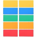 Etiquettes magntiques effaables  sec - 10 tiquettes de rappel colores pour rfrigrateur, tableau ...