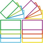 Etiquettes magntiques nominatives - couleurs assorties, effaables  sec, faciles  nettoyer, support ...