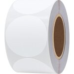 Etiquette thermique de 50 mm pour code - barres et adresse transporte la chaleur (blanc)