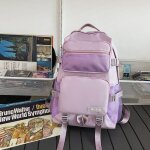Etudiant cartable nouvelle grande capacit college tudiant cartable personnalit fminine simple sac ...