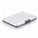 Etui pour cartes mmoire en aluminium, support de rangement portable  16 emplacements pour cartes sdhc ...
