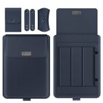 Etui en cuir pu pour ordinateur portable, sacoche pour macbook air pro m1 2020, housse pour ordinateur ...