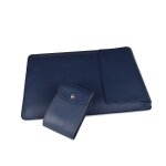 Etui en cuir pu polyvalent pour macbook air pro , housse pour ordinateur portable avec support pour tapis ...