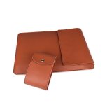 Etui en cuir pu polyvalent pour macbook air pro , housse pour ordinateur portable avec support pour tapis ...