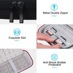 Etui disque dur externe housse de protection pour wd my passport ssd external portable drive 500gb 1to ...