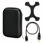 Etui pour disque dur mobile hdd 2. 5 pouces, botier de protection en silicone pour cble usb 3. 0 -