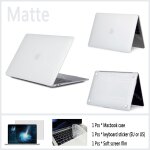 Etui pour ordinateur portable pour macbook - for pro 16 pouces 2019 - mat transparent