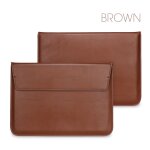 Etui de protection en cuir pu pour apple macbook air pro retina 11 12 13 15, housse pour ordinateur portable, ...