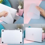 Etui en tpu souple et dur pour apple macbook air pro retina, avec housse de clavier gratuite - for a1708 ...