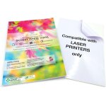 Evergreen goods 10xa4 vinyle papier adhesif blanc brillant - pvc papier vinyle autocollant pour imprimante ...