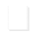Exacompta - blanc - 240 x 279 mm 1000 feuille(s) papier en accord�on 3 couches