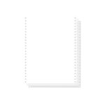 Exacompta - blanc - 304. 8 x 240 mm 1000 feuille(s) papier en accord�on 3 couches