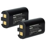 Extensilo 2x batterie remplacement pour 3m w003688, s0895880 pour imprimante, scanner, imprimante d'tiquettes ...