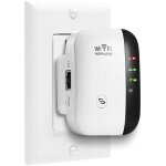 Extension de port�e wifi amplificateur de signal wifi jusqu'� 300 mbps r�p�teur wifi sans fil haute vitesse ...
