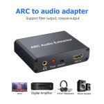 Extracteur adaptateur audio arc compatible hdmi, convertisseur audio num�rique � analogique, l / r coaxial ...