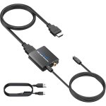 Extracteur hdmi arc audio extractor dac 192khz convertisseur optique / coaxial adaptateur hdmi vers spdif ... Extracteur hdmi arc audio extractor dac 192khz convertisseur optique / coaxial adaptateur hdmi vers spdif ...