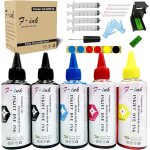 F - ink bouteilles 5x100ml kits de recharge d'encre et d'encre compatibles avec les cartouches d'encre ...