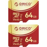 F3 lot de 2 cartes mémoire microsdxc uhs - i 64 go 100 mo / s recodage u3 class10 v30 a1 microsd pour ... F3 lot de 2 cartes mémoire microsdxc uhs - i 64 go 100 mo / s recodage u3 class10 v30 a1 microsd pour ...