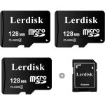 Factory carte micro sd de 128 mo, paquet de 3 pouces, petite capacit pour petits fichiers, ne convient ...
