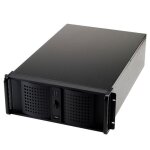 Fantec tcg - 4860x07 - 1 - rack - montable - 4u - atx tendu - pas d'alimentation - noir