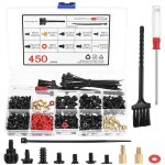 Feiw - 450 pcs vis ssd, vis pour ordinateur portable, visser entretoises pour rparation de carte mre ...