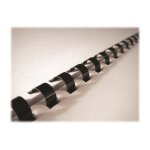 Fellowes - 45 mm - 21 anneaux - a4 (210 x 297 mm) - 410 feuilles - noir - 50 units peigne de reliure ...