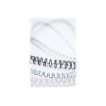 Fellowes - 6 mm - 297 mm - 34 anneaux - a4 (210 x 297 mm) - 35 feuilles - blanc - 100 unit�s fil de ligature ...