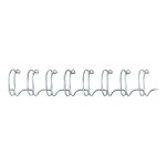 Fellowes - 6 mm - 34 anneaux - a4 (210 x 297 mm) - 35 feuilles - argent�(e) - 100 unit�s fil de ligature ...