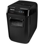 Fellowes automax 150c destructeur de papier destruction crois�e 23 cm noir et gris