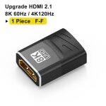 Female to female 8k hdmi 2. 1 adapter adaptateur hdmi 2. 1 mâle vers femelle, 8k, convertisseur 8k 60hz ... Female to female 8k hdmi 2. 1 adapter adaptateur hdmi 2. 1 mâle vers femelle, 8k, convertisseur 8k 60hz ...